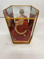 Monnik Thailand levens echt in vitrine