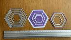 Snijmal set hexagon 6 delig nr.584, Ophalen of Verzenden, Zo goed als nieuw