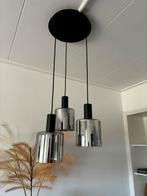 Hang lamp met 3 lichtpunten, Ophalen, Zo goed als nieuw, Glas, Minder dan 50 cm