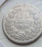 zilver 25 cent 1895 schuin muntmeesterteken, Postzegels en Munten, Munten | Nederland, Ophalen of Verzenden, Koningin Wilhelmina