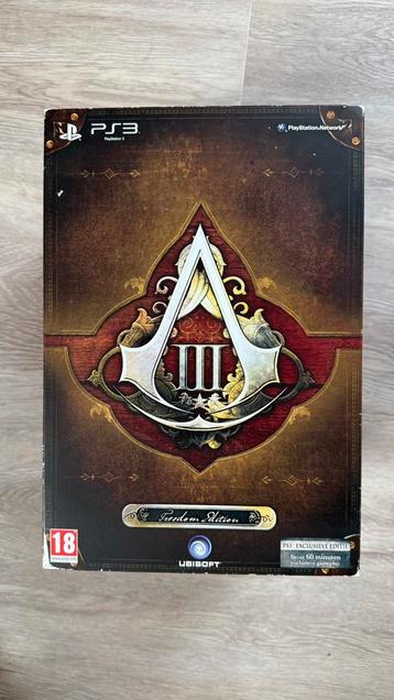 Assassin’s Creed III Freedom Edition PS3 Collector’s Edition beschikbaar voor biedingen