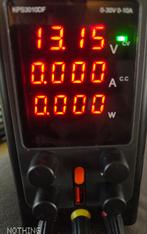 Laboratoriumvoeding 0-30V 0-10A, Ophalen of Verzenden, Gebruikt