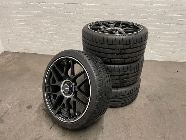 Mercedes-Benz AMG Velgen 20Inch|Michelin Pilot Sport 4s zgan, Auto-onderdelen, Banden en Velgen, Banden en Velgen, Zomerbanden