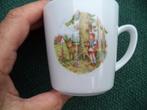 retro vintage mok beker sprookje roodkapje en de wolf kahlia, Ophalen of Verzenden, Zo goed als nieuw