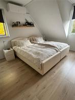 Boxspring 200x200 incl. matras, Huis en Inrichting, Slaapkamer | Bedden, Ophalen, Gebruikt, Beige, Tweepersoons