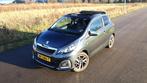 Peugeot 108 1.2 VTI Allure 82PK 2014 Grijs - Cabrio, Auto's, Peugeot, Voorwielaandrijving, Euro 5, Stof, Zwart