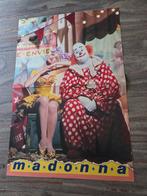 Poster van vroeger: Madonna met clown !!, Ophalen of Verzenden, Zo goed als nieuw, A1 t/m A3, Film en Tv