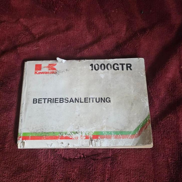 Kawasaki GTR1000 / ZG1000 A1 handleiding, Motoren, Onderdelen | Kawasaki, Ophalen of Verzenden