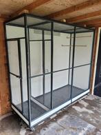 Mooie aluminium volière met sluis!  Vogels/ Voliere, Dieren en Toebehoren, Ophalen, Zo goed als nieuw, Aluminium, Volière
