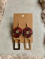 Cadeau Tip 🎄Handbeschilderde Oorbellen Winter Wonder, Ophalen of Verzenden, Nieuw