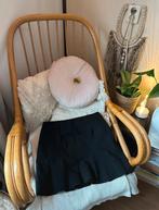 Zwart kort rokje met plooien van spnx - maat m, Kleding | Dames, Ophalen of Verzenden, Zo goed als nieuw