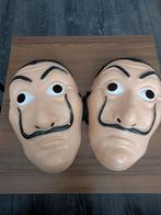 Dali masker (La casa del papel), Kleding | Heren, Carnavalskleding en Feestkleding, Ophalen of Verzenden, Zo goed als nieuw, Carnaval