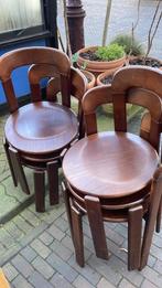 Bruno Rey stoelen (Bruin), Huis en Inrichting, Stoelen, Bruin, Ophalen of Verzenden, Zo goed als nieuw, Rey