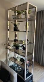 Eichholtz kast/roomdivider chroom, Ophalen of Verzenden, Zo goed als nieuw, 25 tot 50 cm, 50 tot 100 cm