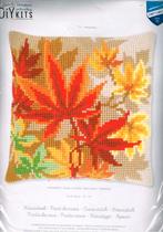 Cado vervaco borduurpakket  kussen herfstbladeren 754, Hobby en Vrije tijd, Borduren en Borduurmachines, Ophalen of Verzenden