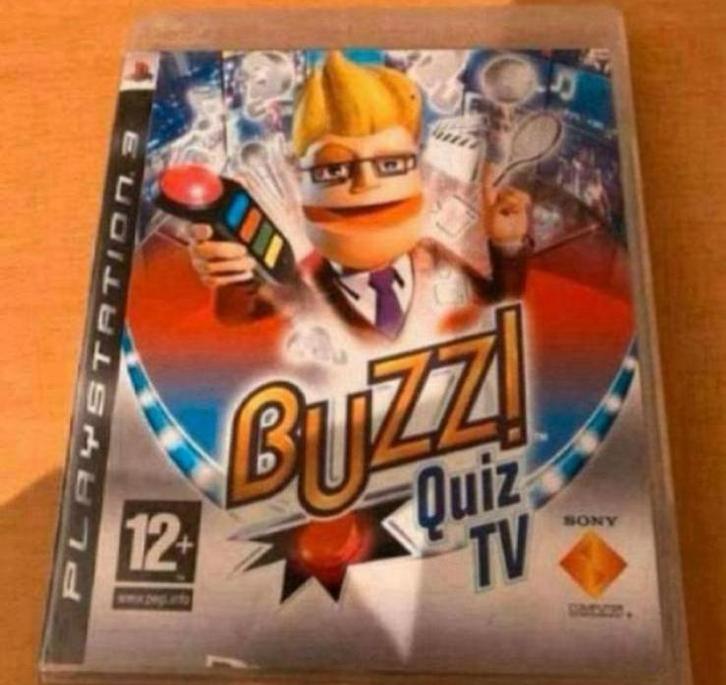 Buzz quiz tv, Spelcomputers en Games, Games | Sony PlayStation 3, Zo goed als nieuw, Puzzel en Educatief, 3 spelers of meer, Vanaf 3 jaar