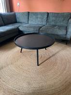 WOOOD Salontafel Rond Zwart 78cm, Ophalen, Rond, 50 tot 100 cm, Zo goed als nieuw