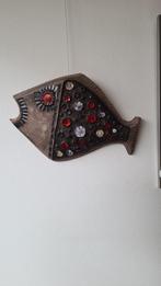 Perignem, wandplaquette, Vis , rond 1970, Antiek en Kunst, Ophalen of Verzenden