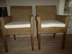 2 rieten stoelen (nr.35), Huis en Inrichting, Stoelen, Ophalen, Twee, Bruin, Riet of Rotan