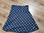 Mrs. Br@nd polkadot rok maat S, Kleding | Dames, Rokken, Blauw, Knielengte, Mrs. Br@nd, Ophalen of Verzenden