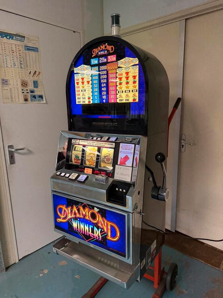 Gameroom Topper! Bally Las Vegas Eenarmige Bandiet op Euro’s, Verzamelen, Automaten | Gokkasten en Fruitautomaten, Zo goed als nieuw
