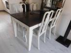 GRATIS GRATIS EETTAFEL MET 4 EETSTOELEN GRATIS GRATIS, Huis en Inrichting, Tafels | Eettafels, Ophalen, Gebruikt, 100 tot 150 cm