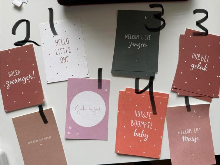 Kaartjes, Diversen, Wenskaarten, Nieuw, Ophalen of Verzenden