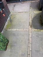 Oud Hollandse betontegel 1x1 meter, Tuin en Terras, Gebruikt, Ophalen of Verzenden, 10 m² of meer, Beton