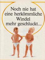 Retro reclame 1990 Pampers baby luiers echte slurpers, Verzenden, Overige typen