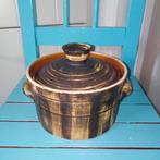 Mini pannetje met deksel in de kleur bruin, Ophalen, Gebruikt