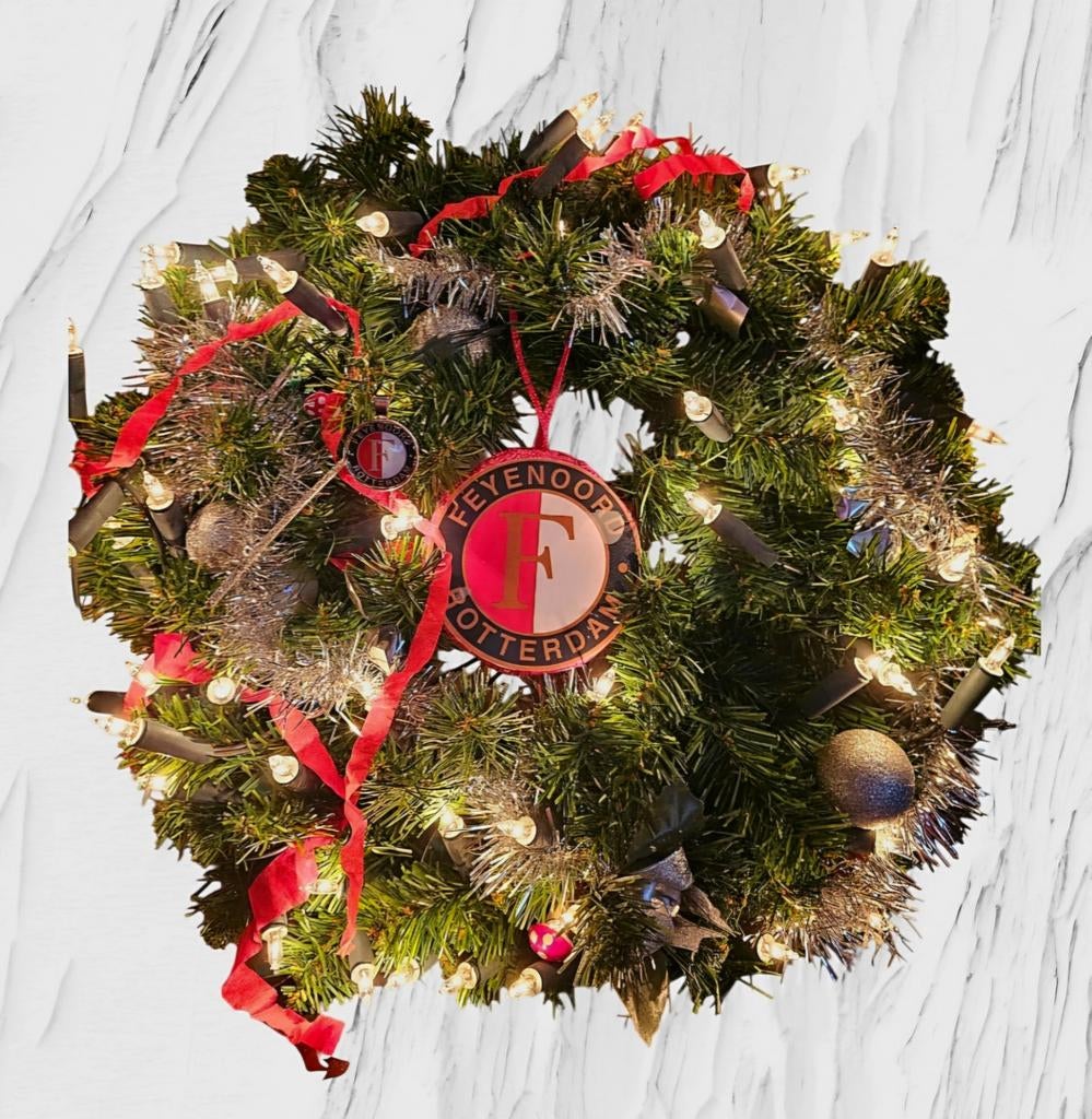 Feyenoord Kerstkrans, Ophalen of Verzenden