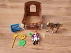 playmobil paard met stal, Ophalen of Verzenden, Gebruikt