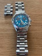 Swatch horloge met extra schakels, Gebruikt, Staal, Polshorloge, Swatch