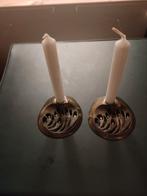 2  kleine kandelaartjes, Huis en Inrichting, Woonaccessoires | Kandelaars en Kaarsen, Ophalen of Verzenden
