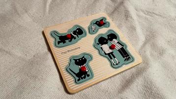 Houten puzzel Jip & Janneke van Fiep Westendorp (4 stukjes) beschikbaar voor biedingen