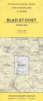 l1950 plattegrond oost 67 terneuzen 1994, Gelezen, 2000 tot heden, Ophalen of Verzenden, Landkaart