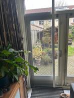 Unilux plisse dubbele hordeur, Ophalen, Gebruikt