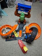 Hot wheels racebaan en ultimate garage, Ophalen, Gebruikt, Racebaan, Hot Wheels