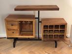 Bar meubel, Huis en Inrichting, Ophalen, 100 tot 150 cm, Zo goed als nieuw, Met hangruimte