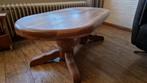 Moderne, ovalen, licht eiken salon tafel, Ophalen, Gebruikt, 100 tot 150 cm, Eikenhout