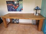 Tafel (eiken?), Huis en Inrichting, Tafels | Eettafels, Ophalen, Gebruikt, 200 cm of meer, 50 tot 100 cm