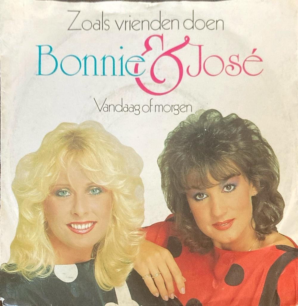 Bonnie & José, Zoals vrienden doen, Cd's en Dvd's, Gebruikt, 7 inch, Single, Ophalen of Verzenden