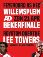 Feyenoord - NEC grote schermen willemsplein, Tickets en Kaartjes, Sport | Voetbal, Seizoenskaart, Januari, Eén persoon