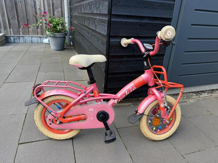 Loekie princes bike, Fietsen en Brommers, Fietsen | Meisjes, Gebruikt, 14 inch of minder, Handrem, Ophalen of Verzenden