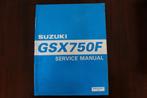 Suzuki GSX750F 1997 motorcycle serbice manual GSX750 F, Motoren, Handleidingen en Instructieboekjes, Ophalen of Verzenden, Suzuki