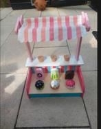 Houten ijskraampje, Kinderen en Baby's, Speelgoed | Houten speelgoed, Ophalen of Verzenden, Zo goed als nieuw