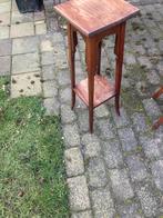 Houten bijzettafel / plantentafel, Minder dan 55 cm, Gebruikt, Vierkant, Ophalen of Verzenden