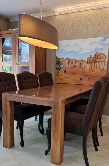 Schitterend landelijke nostalgische eethoek Eetkamerstoelen  beschikbaar voor biedingen