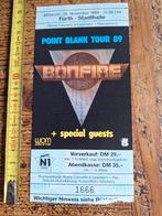 BONFIRE ticket-duitsland-1989- Heavy Metal, Ophalen of Verzenden, Zo goed als nieuw, Foto of Kaart