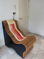 Infrarood sauna ligstoel van Abachi hout Chaleur Lounge, Sport en Fitness, Sauna, Ophalen, Zo goed als nieuw